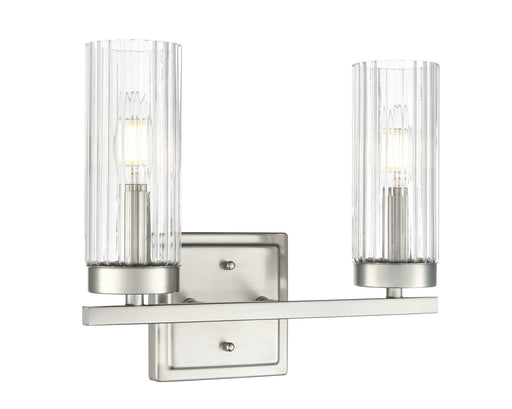 Iversen Two Light Vanity Brushed Nickel