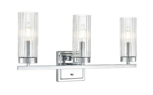 Iversen Three Light Vanity Polished Chrome