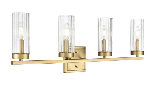 Millennium - 46004-VB - Four Light Vanity - Iversen - Vintage Brass