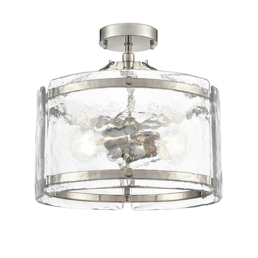 Millennium - 47002-PN - Two Light Semi-Flush Mount - Bennetti - Polished Nickel