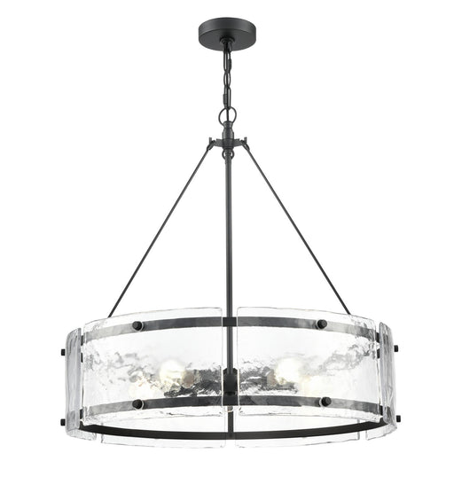 Millennium - 47005-MB - Five Light Chandelier - Bennetti - Matte Black