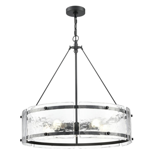 Millennium - 47005-MB - Five Light Chandelier - Bennetti - Matte Black