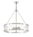 Millennium - 47005-PN - Five Light Chandelier - Bennetti - Polished Nickel