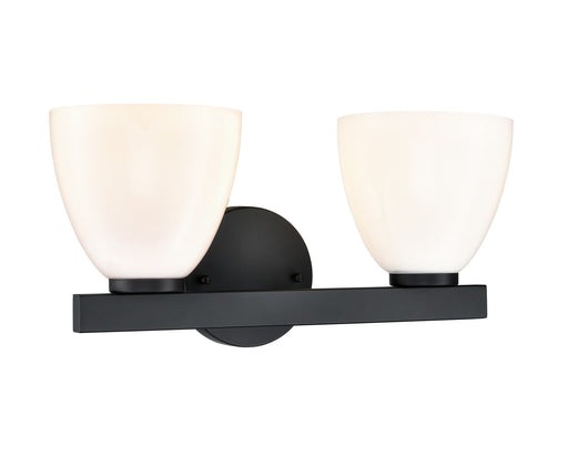 Apria Two Light Vanity Matte Black