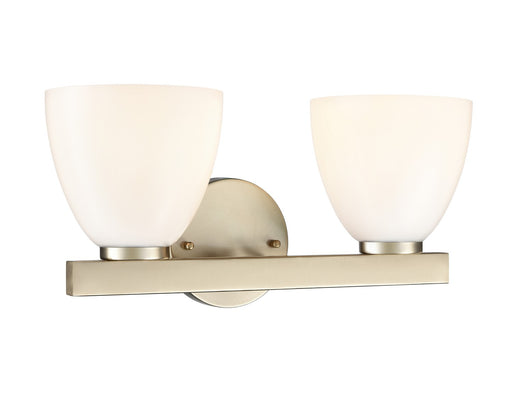 Apria Two Light Vanity Modern Gold
