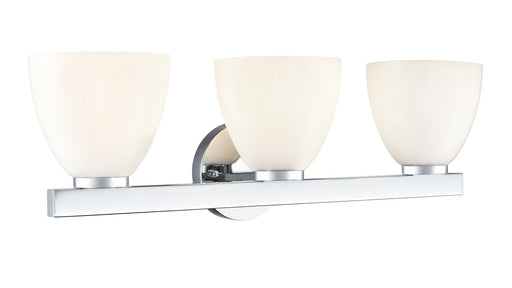 Apria Three Light Vanity Polished Chrome