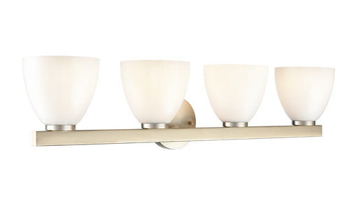Millennium - 49004-MG - Four Light Vanity - Apria - Modern Gold