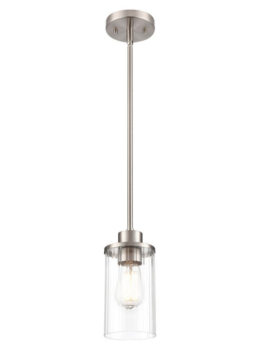 Beverlly One Light Pendant Brushed Nickel