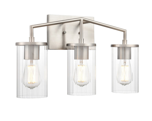 Beverlly Three Light Vanity Brushed Nickel