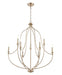 Millennium - 98009-MG - Nine Light Chandelier - Senoia - Modern Gold