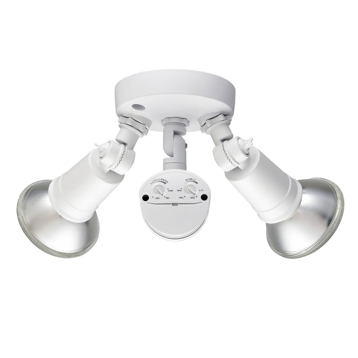 Millennium - M-16002-MW - Two Light Outdoor Security Flood Light - Powder Coated Matte White