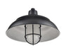 Millennium - RWHCGS17-SB - One Light Warehouse Shade - R-Series - Satin Black