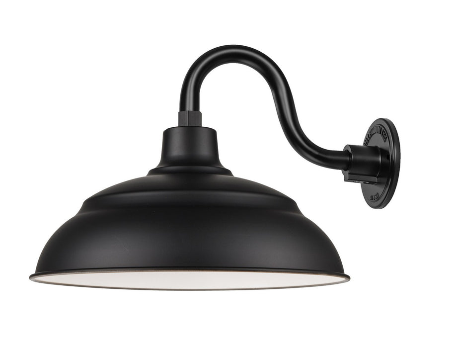 Millennium - UWS14GN10-SB - One Light Pendant - R Series - Satin Black