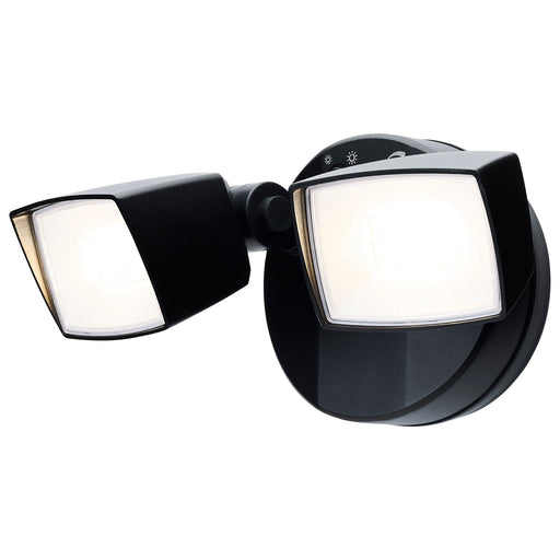 LED Security Flood Black