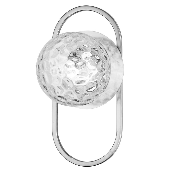 Dainolite Ltd - BUR-121W-PC-CLR - One Light Wall Sconce - Burlat - White