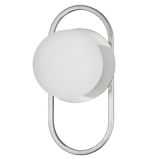 Dainolite Ltd - BUR-121W-PC-WH - One Light Wall Sconce - Burlat - White