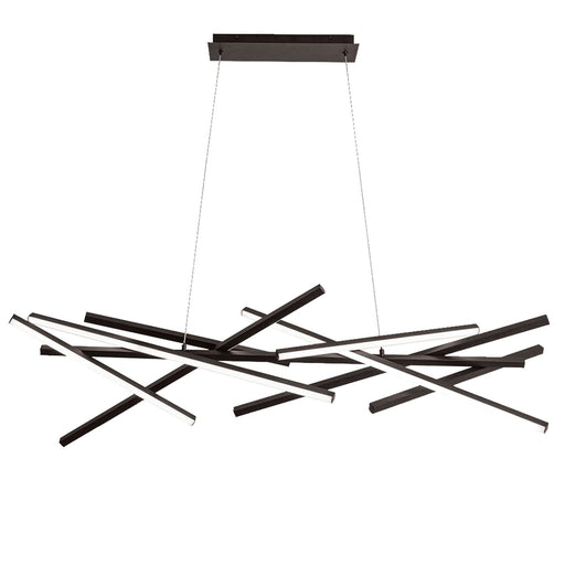 Carly LED Chandelier Matte Black