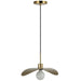 Dainolite Ltd - CBL-161P-AGB - One Light Pendant - Christobel - Aged Brass