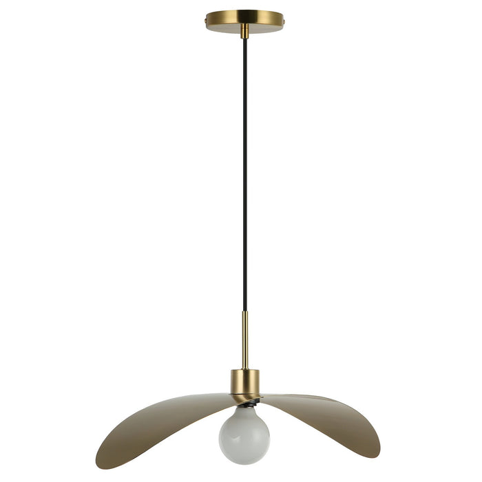 Dainolite Ltd - CBL-201P-AGB - One Light Pendant - Christobel - Aged Brass