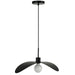 Dainolite Ltd - CBL-201P-MB - One Light Pendant - Christobel - Matte Black