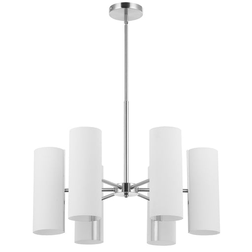 Cleta Six Light Chandelier White