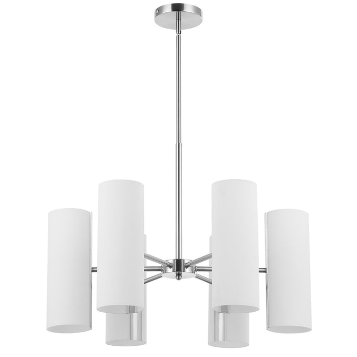 Dainolite Ltd - CEA-246C-SC - Six Light Chandelier - Cleta - White