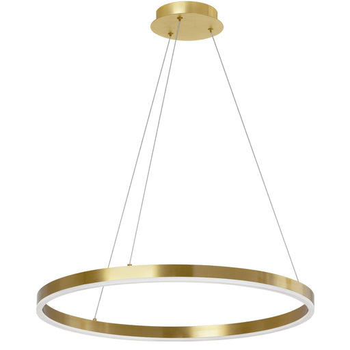 Dainolite Ltd - CIR-2434C-5CCT-AGB - LED Chandelier - Circulo - Aged Brass