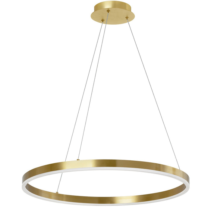 Dainolite Ltd - CIR-2434C-5CCT-AGB - LED Chandelier - Circulo - Aged Brass
