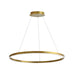Dainolite Ltd - CIR-3263C-5CCT-AGB - LED Chandelier - Circulo - Aged Brass
