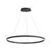 Dainolite Ltd - CIR-3263C-5CCT-MB - LED Chandelier - Circulo - Matte Black
