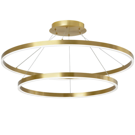 Dainolite Ltd - CIR-3397C-5CCT-AGB - LED Chandelier - Circulo - Aged Brass