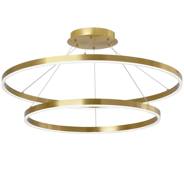 Dainolite Ltd - CIR-3397C-5CCT-AGB - LED Chandelier - Circulo - Aged Brass