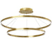 Dainolite Ltd - CIR-3397C-5CCT-AGB - LED Chandelier - Circulo - Aged Brass