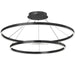 Dainolite Ltd - CIR-3397C-5CCT-MB - LED Chandelier - Circulo - Matte Black
