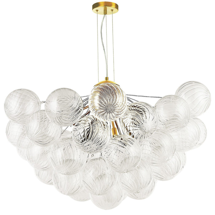 Dainolite Ltd - CLZ-3612C-AGB - 12 Light Chandelier - Charlize - Clear