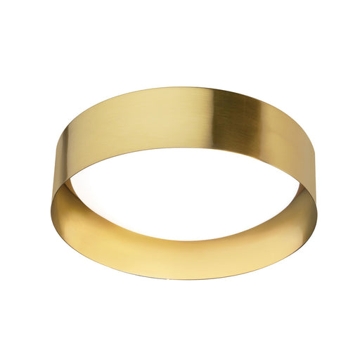 Carmen LED Flush Mount Aged Brass