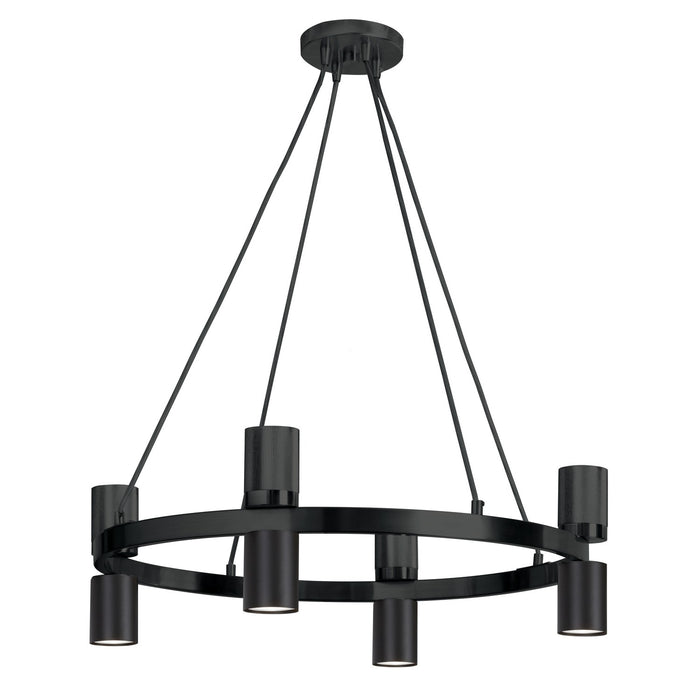 Dainolite Ltd - CRL-248C-MB - Eight Light Chandelier - Cerelia - Matte Black