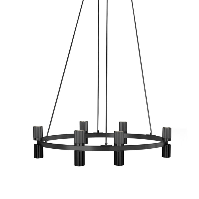Dainolite Ltd - CRL-3612C-MB - 12 Light Chandelier - Cerelia - Matte Black