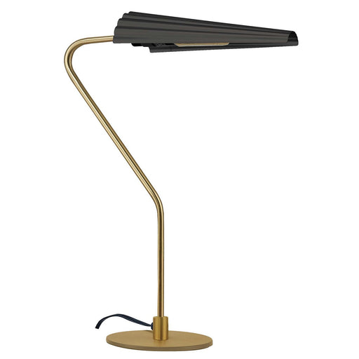 Cassie One Light Table Lamp Aged Brass