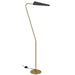 Dainolite Ltd - CSE-531F-AGB-MB - One Light Floor Lamp - Cassie - Aged Brass