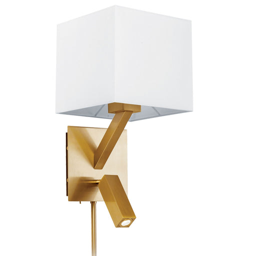 One Light Wall Sconce Aged Brass