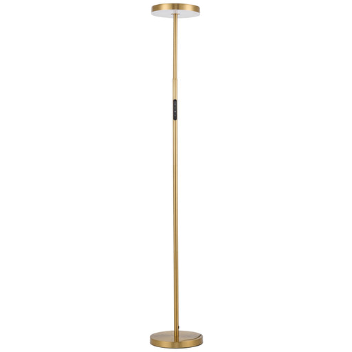 Francine LED Floor Lamp Aged Brass