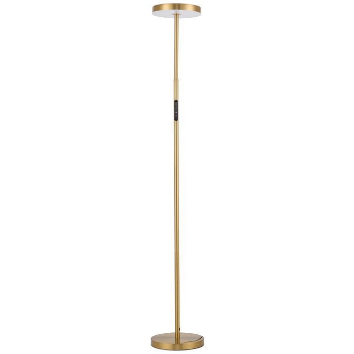 Dainolite Ltd - FCE-5430LEDF-AGB - LED Floor Lamp - Francine - Aged Brass