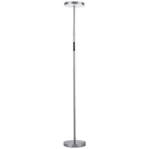Francine LED Floor Lamp Satin Nickel