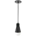 Dainolite Ltd - FOR-51P-MB - One Light Pendant - Fortuna - Matte Black