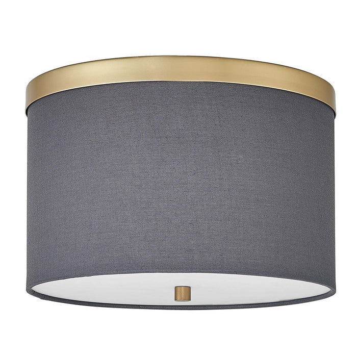 Dainolite Ltd - FRD-122FH-AGB-GRY - Two Light Flush Mount - Frederica - Grey
