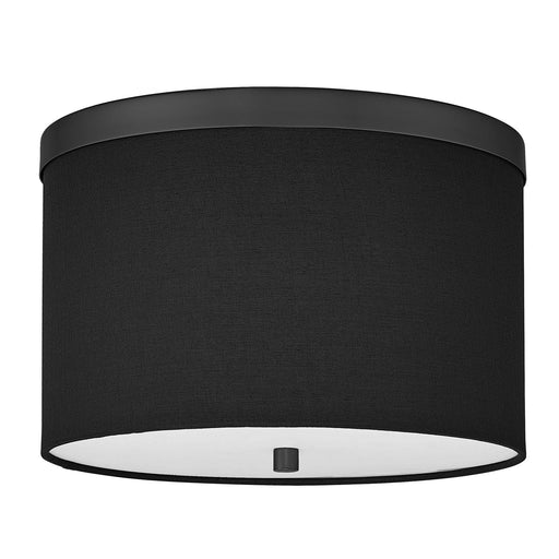 Frederica Two Light Flush Mount Black