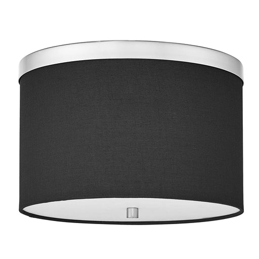 Frederica Two Light Flush Mount Black