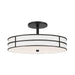 Dainolite Ltd - FVA-162SF-MB - Two Light Semi-Flush Mount - Fulvia - Matte Black
