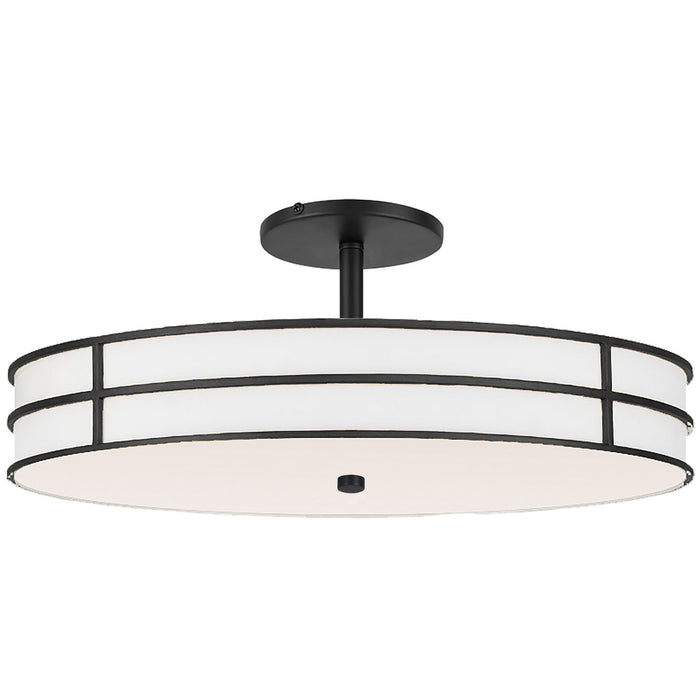 Dainolite Ltd - FVA-203SF-MB - Three Light Semi-Flush Mount - Fulvia - Matte Black